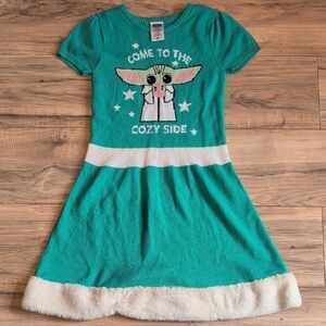 Star Wars Kids Dress - Green and White